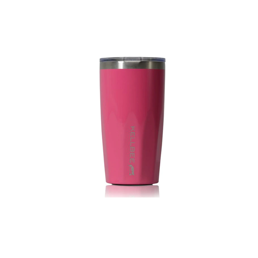 20 oz insulated tumbler in hot pink